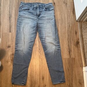 American Eagle Outfitters Men's Light Blue Skinny Jeans